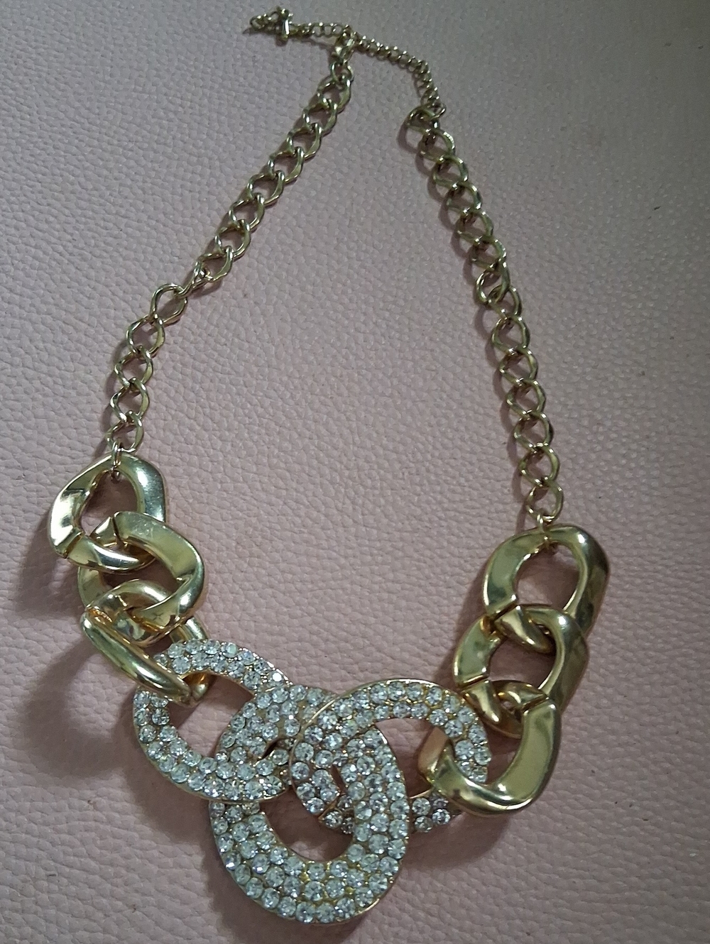 Gold-Tone Crystal Statement Necklace - Women Jewelry